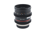 Samyang 50mm T1.3 AS UMC CS