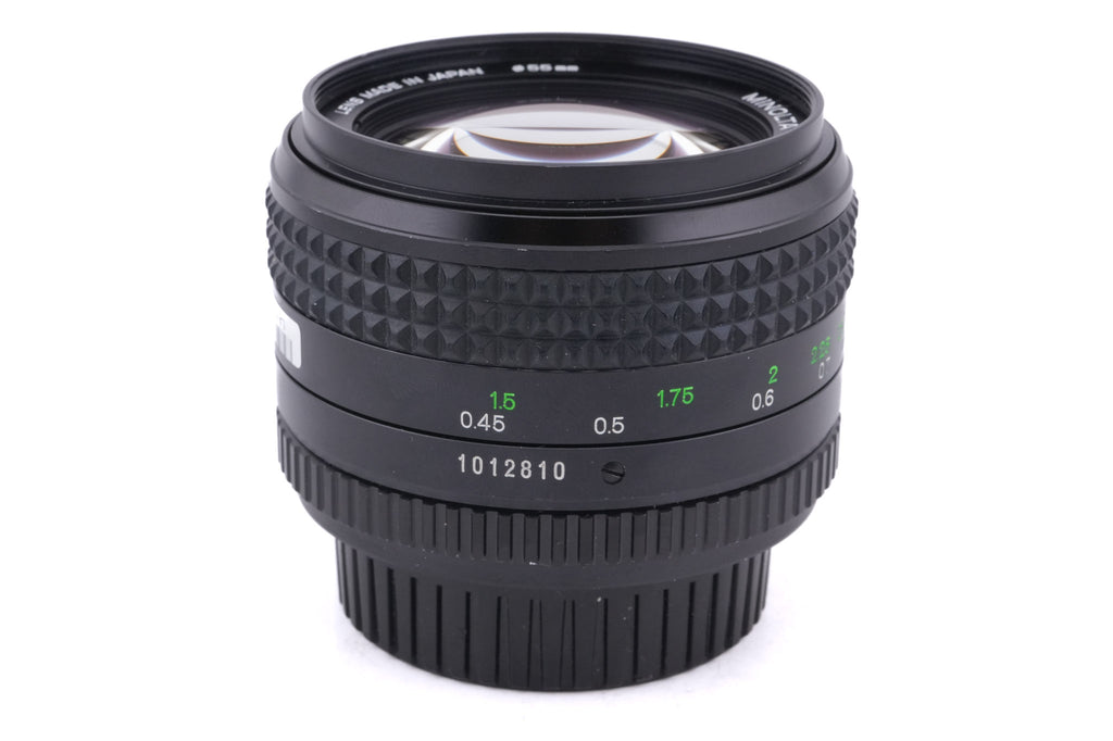 Minolta 50mm f1.2 MD Rokkor