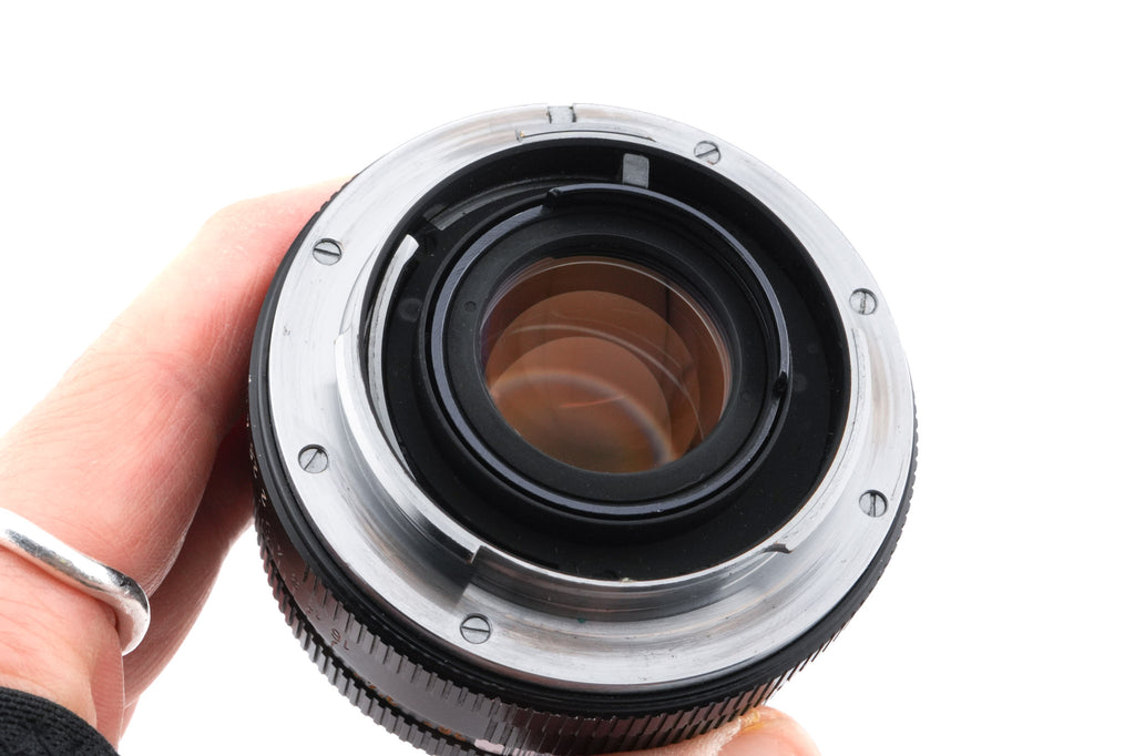 Leica 50mm f2 Summicron-R (Type I) (1-Cam) (11218) + Lens Hood (35mm f2.8 R / 50mm f2 R) (12564)