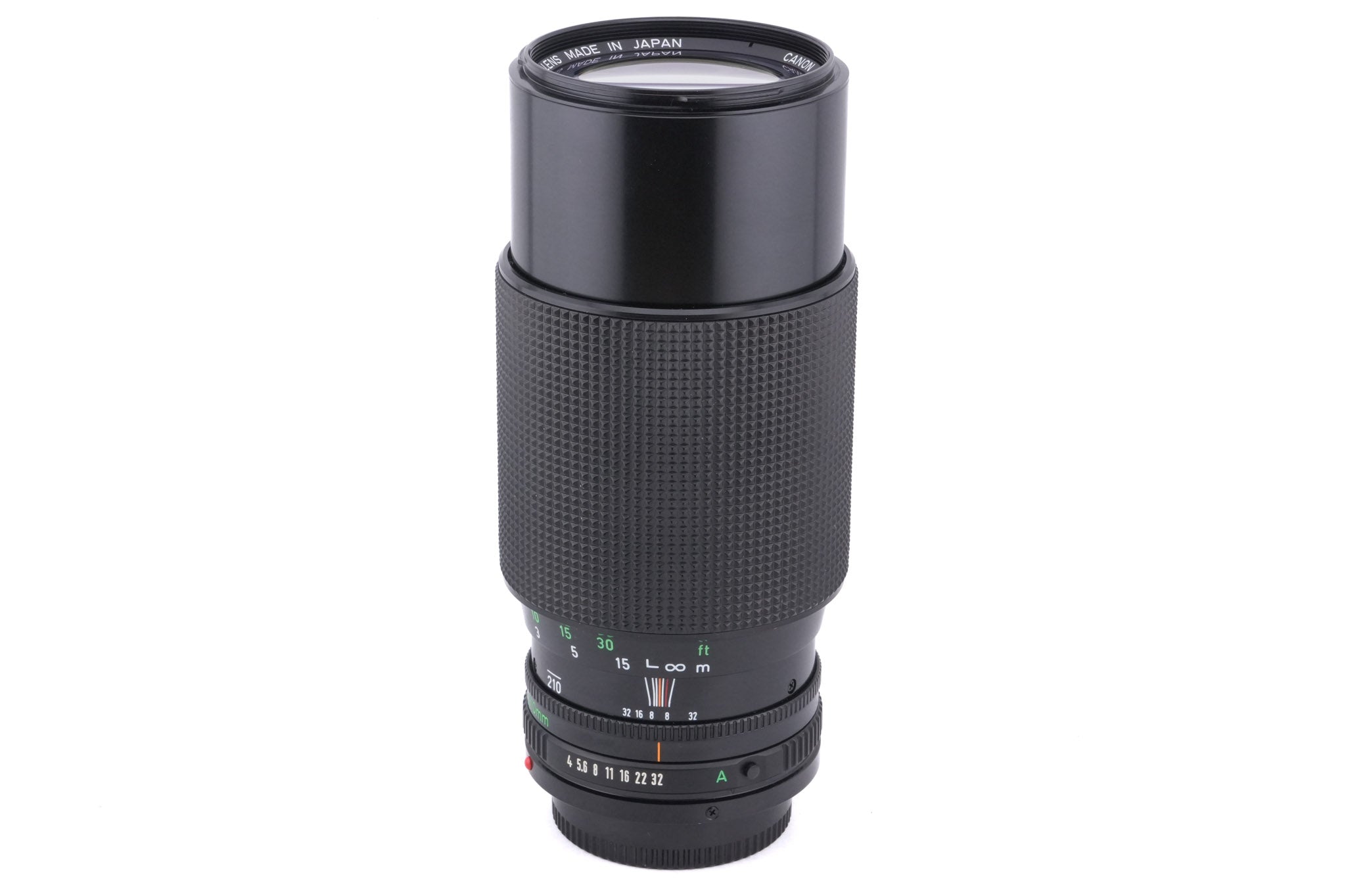 Canon 70-210mm f4 FDn + BT-58 Lens Hood