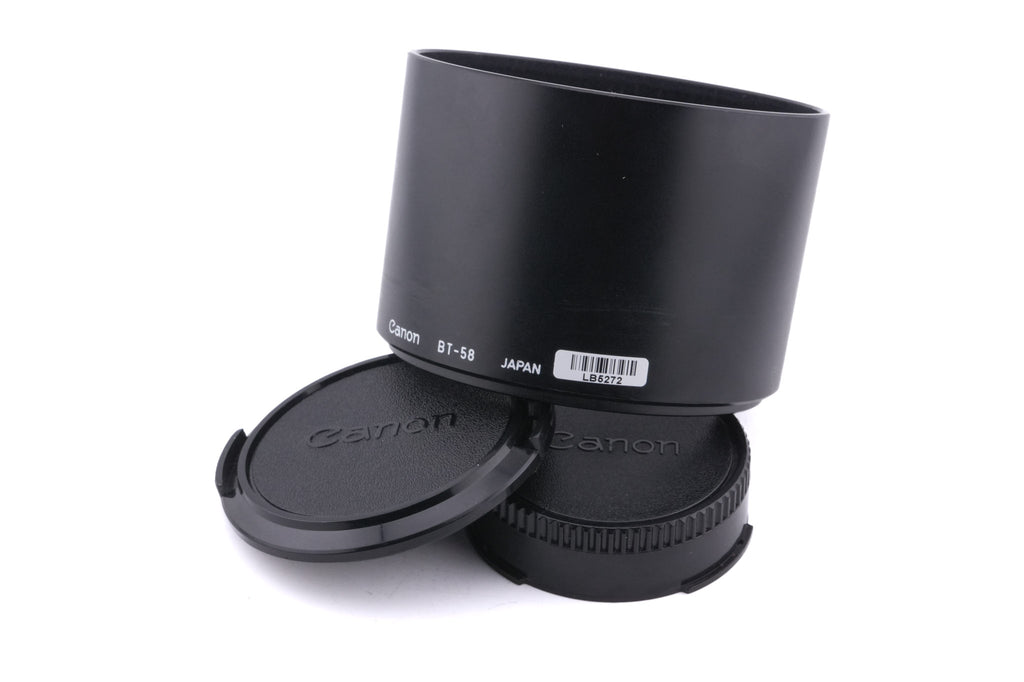 Canon 70-210mm f4 FDn + BT-58 Lens Hood