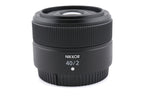 Nikon 40mm f2 Nikkor Z