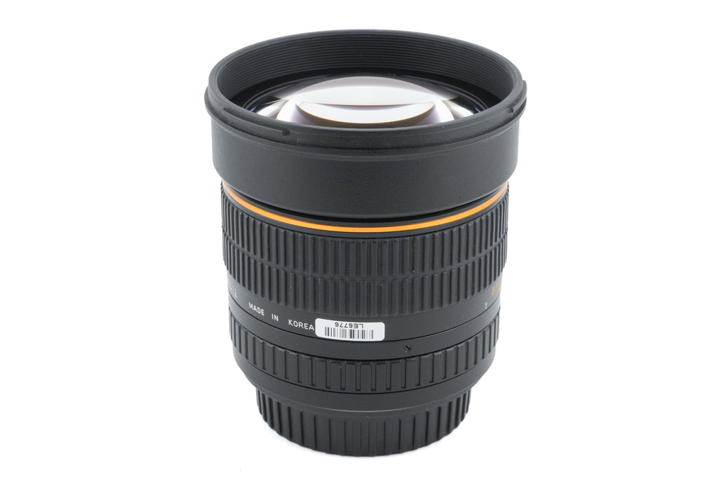 Samyang 85mm f1.4 Aspherical IF