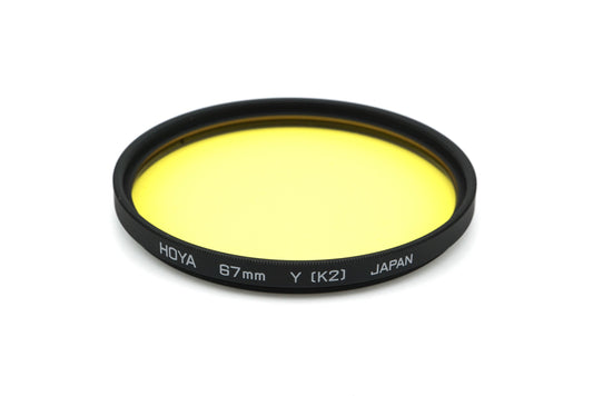 Hoya 67mm Yellow Filter Y (K2) - Accessory