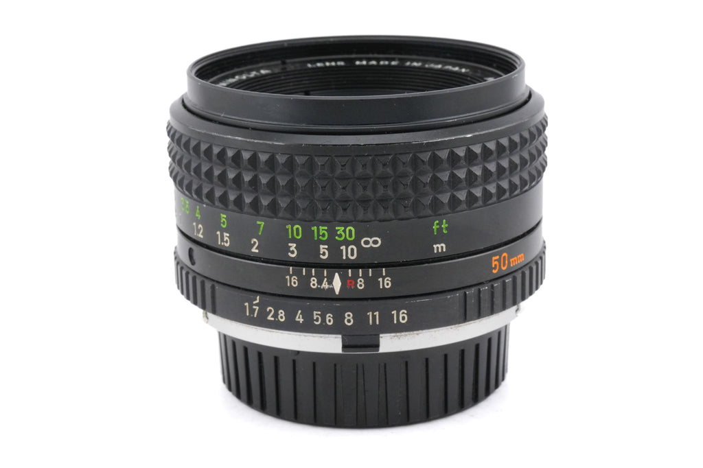 Minolta 50mm f1.7 MC Rokkor-PF