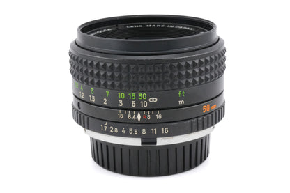 Minolta 50mm f1.7 MC Rokkor-PF