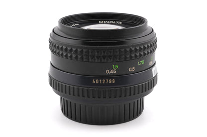 Minolta 50mm f1.4 MD Rokkor