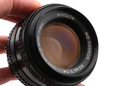 Minolta 50mm f1.4 MD Rokkor