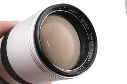 Topcon 87-205mm f4.7 RE Auto Topcor