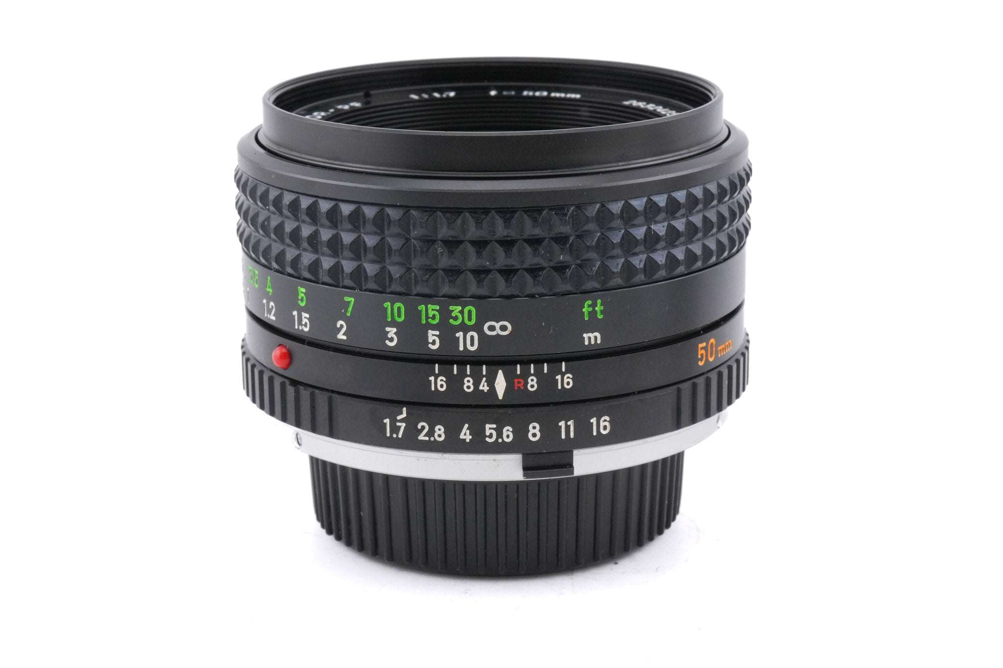 Minolta 50mm f1.7 MC Rokkor-PF