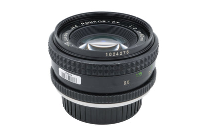 Minolta 50mm f2 MC Rokkor-PF