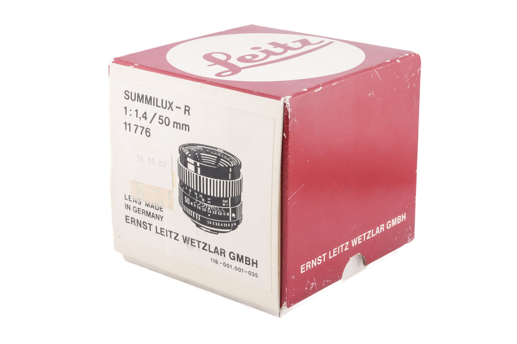 Leica 50mm f1.4 Summilux-R (Type I v2) (3-Cam) (11776)