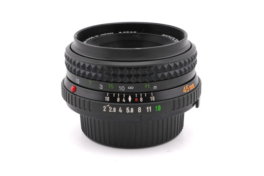 Minolta 45mm f2 MD Rokkor