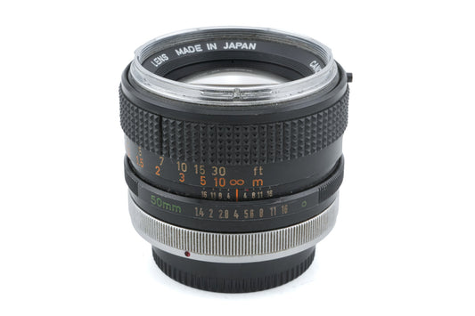 Canon 50mm f1.4 Chrome Nose