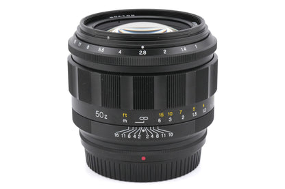 Voigtländer 50mm F1.0 Nokton Aspherical Z