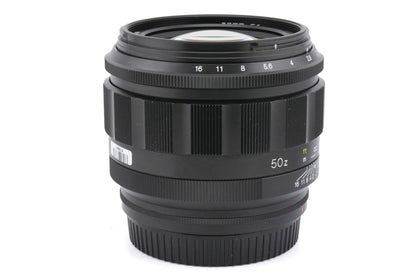 Voigtländer 50mm F1.0 Nokton Aspherical Z