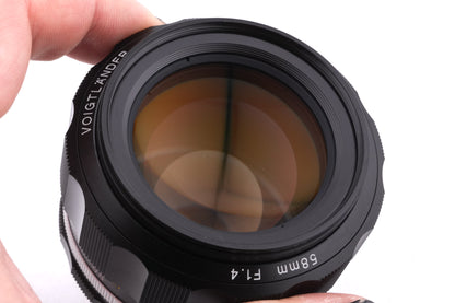 Voigtländer 58mm f1.4 Nokton SL IIs AI-P