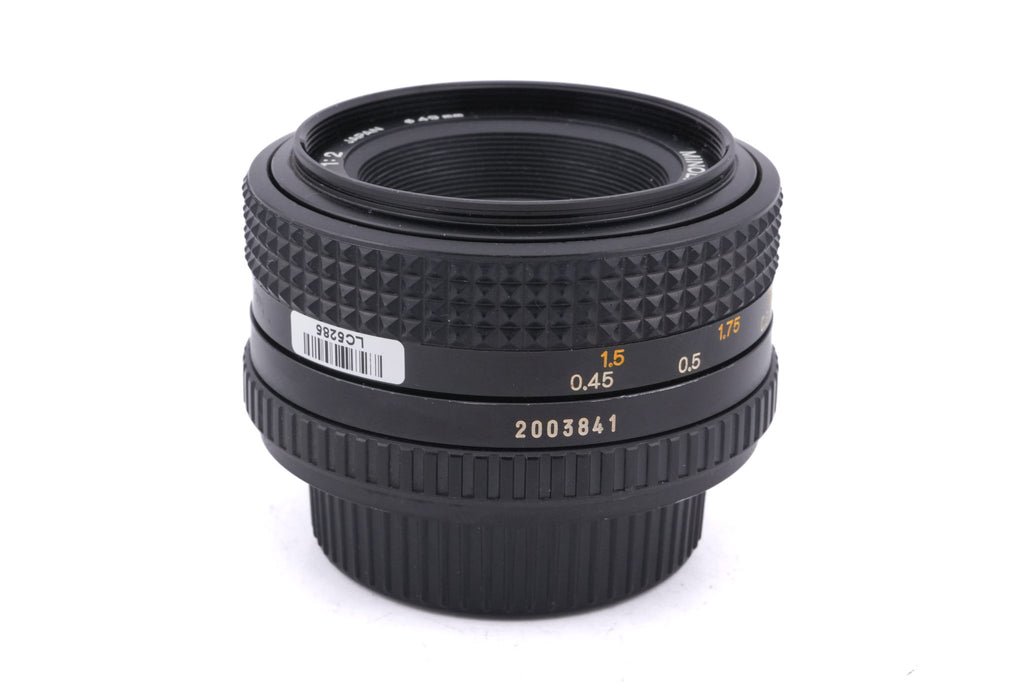 Minolta 50mm f2 MD