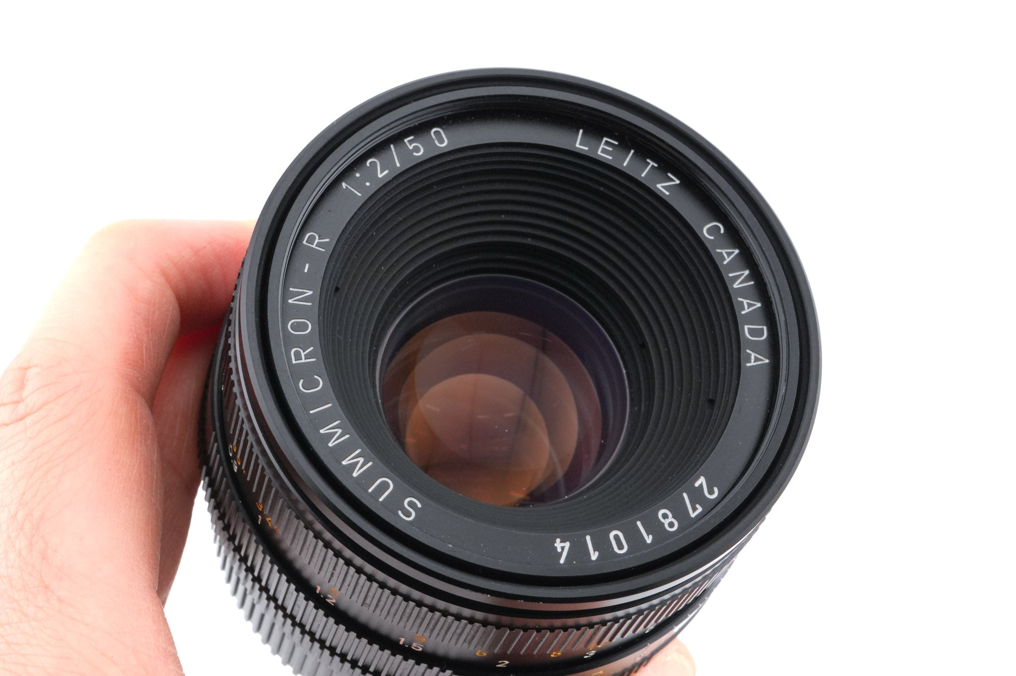 Leica 50mm f2 Summicron-R (Type II) (3-Cam) (11215)