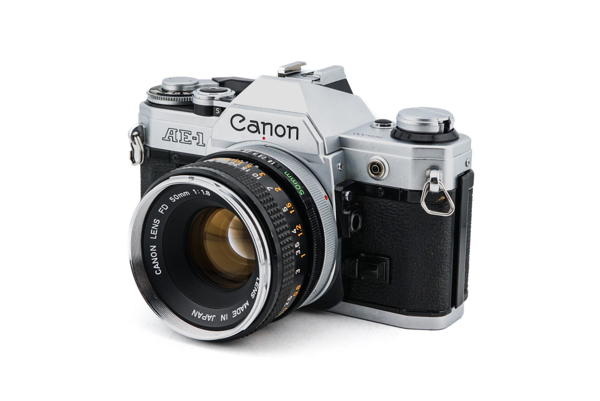Canon AE-1 + 50mm f1.8 Chrome Nose