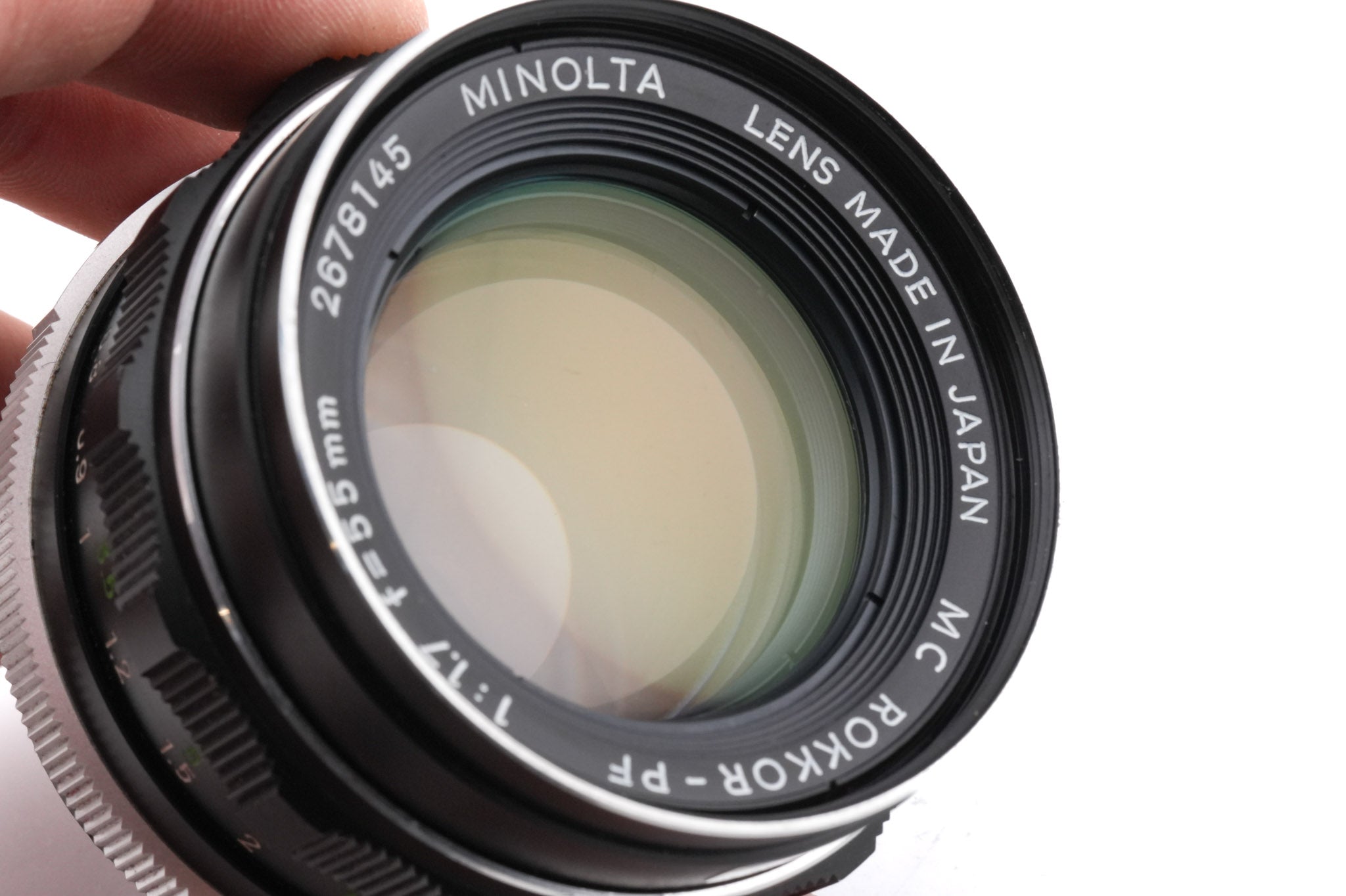 Minolta 55mm f1.7 MC Rokkor-PF