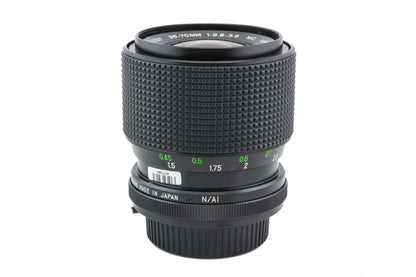 Vivitar 35-70mm f2.8-3.8 Macro Focusing Zoom MC AI