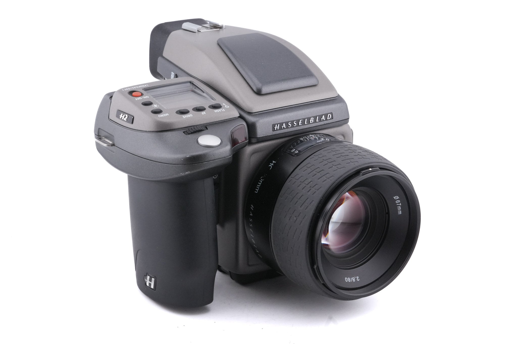 フィルムカメラ HASSELBLAD H2+HC 80mm F2.8 Hasselblad H2 + HM 16-32 Film Magazine + 80mm f2.8 HC + HV 90x