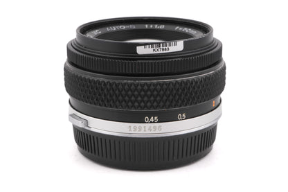 Olympus 50mm f1.8 Zuiko MC Auto-S