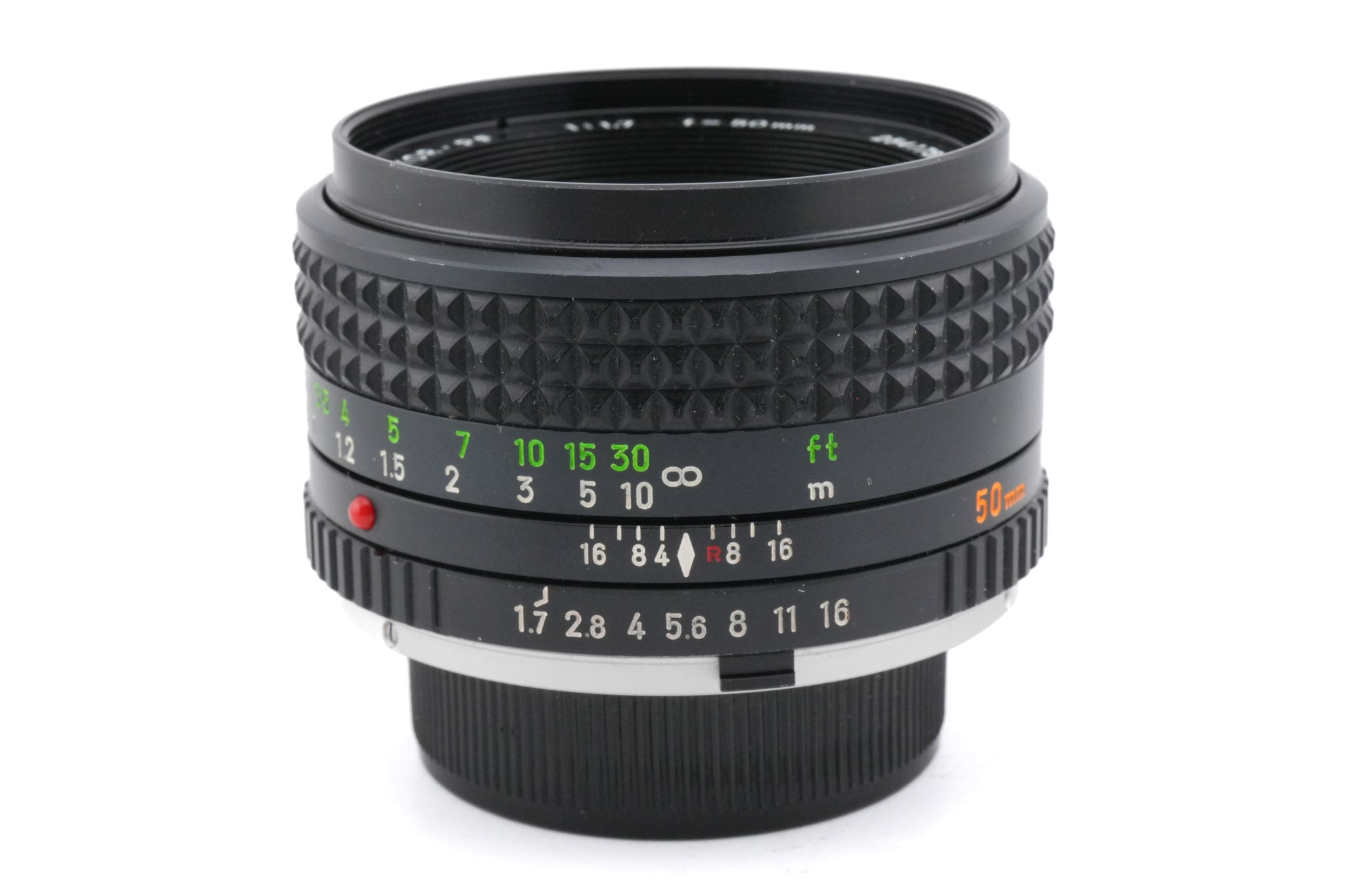 Minolta 50mm f1.7 MC Rokkor-PF