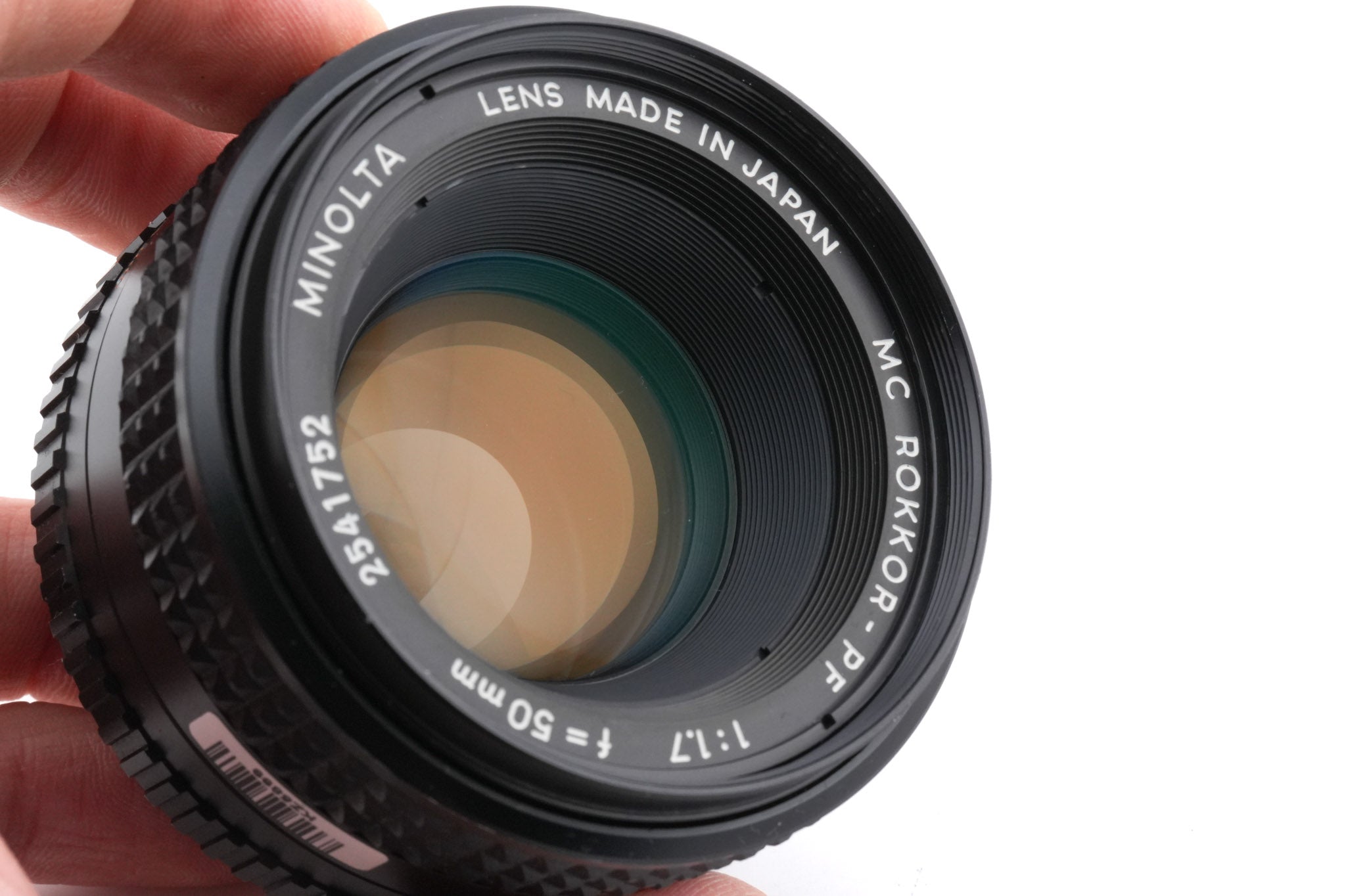 Minolta 50mm f1.7 MC Rokkor-PF