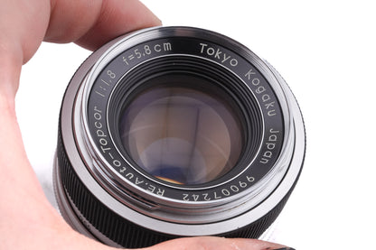 Topcon 5.8cm f1.8 RE Auto-Topcor