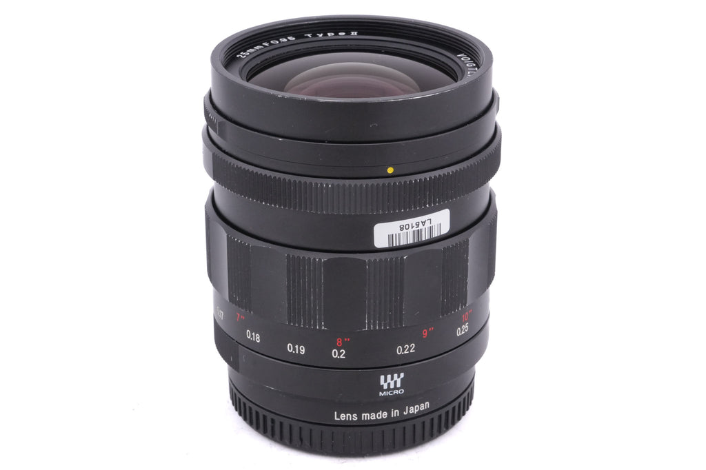 Voigtländer 25mm f0.95 Nokton Type II