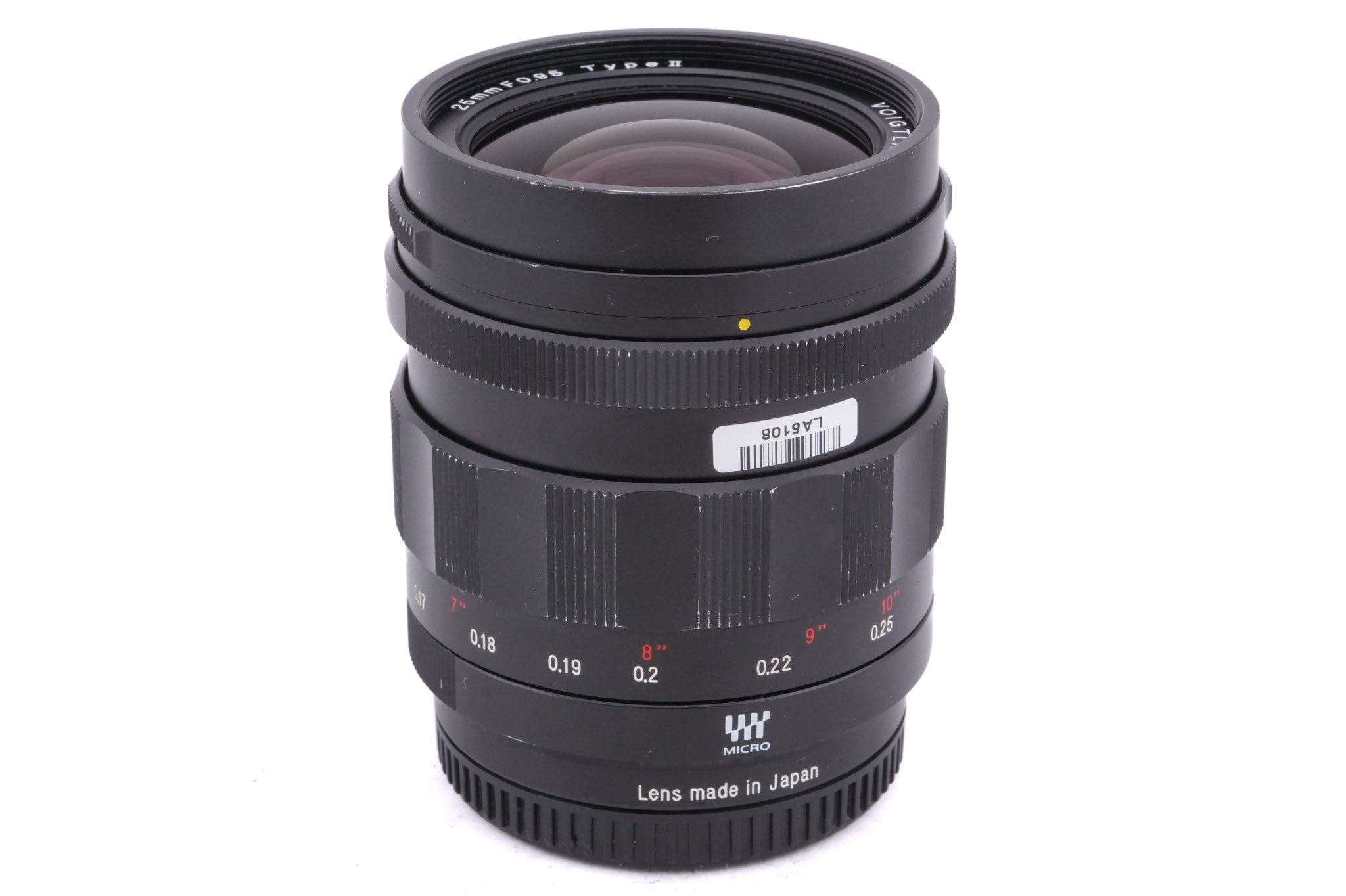 Voigtländer 25mm f0.95 Nokton Type II