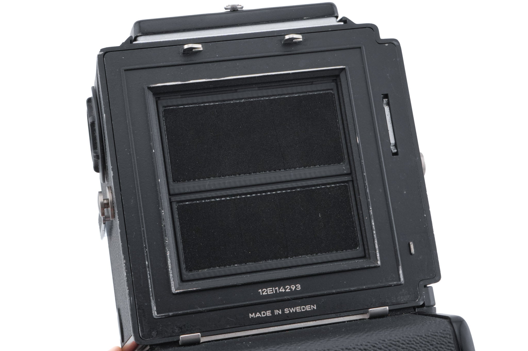Hasselblad 553ELX (Black, 10221) + Waist Level Finder (Old / Black, 42277) + Acute Matte Focusing Screen (42165)