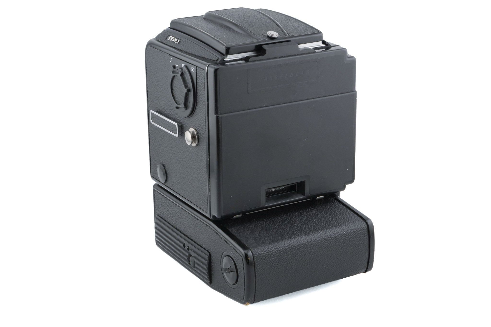 Hasselblad 553ELX (Black, 10221) + Waist Level Finder (Old / Black, 42277) + Acute Matte Focusing Screen (42165)
