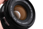 Canon 50mm f1.8 FDn