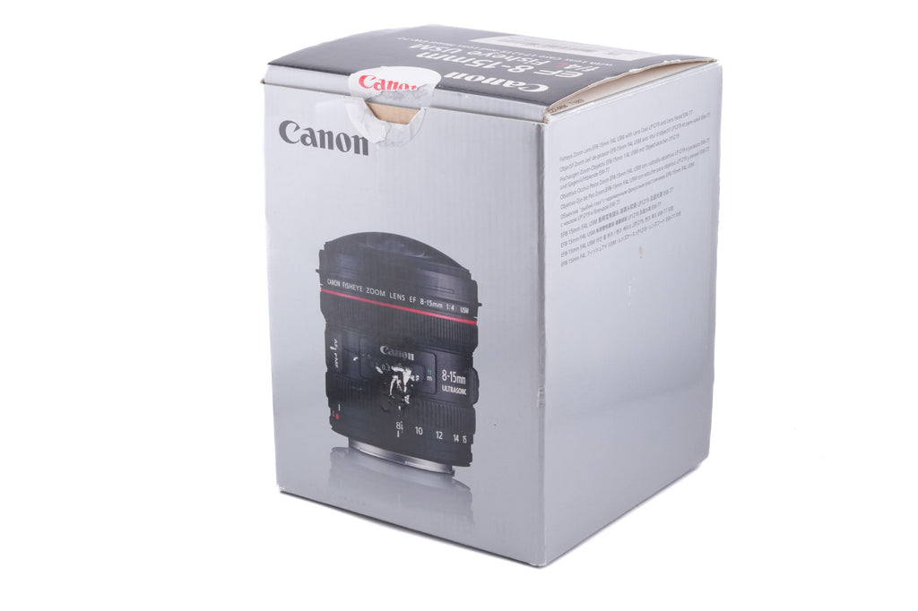 Canon 8-15mm f4 L USM Fisheye