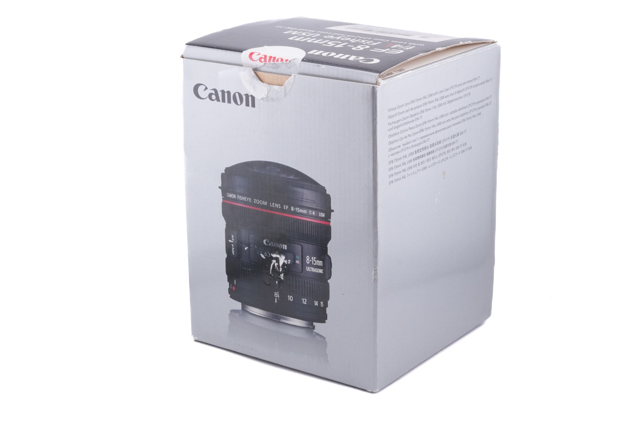 Canon 8-15mm f4 L USM Fisheye
