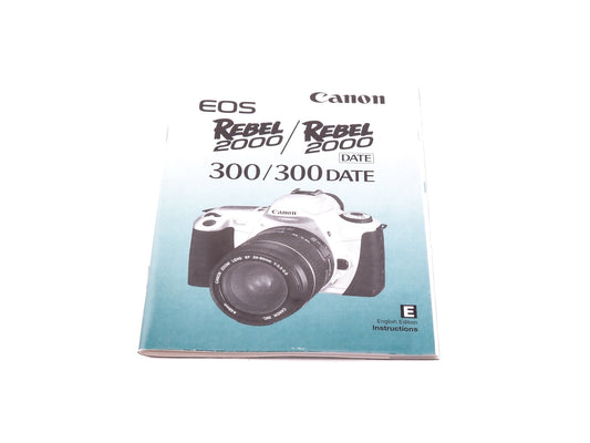 Canon EOS Rebel 2000/300(Date) Instructions