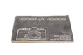 Cosina 4000S Instructions