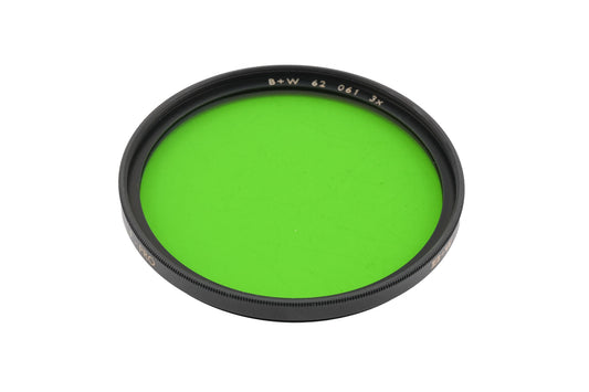 B+W 62mm Green Filter 061 3x