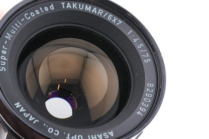 Pentax 75mm f4.5 Super-Multi-Coated Takumar 6x7