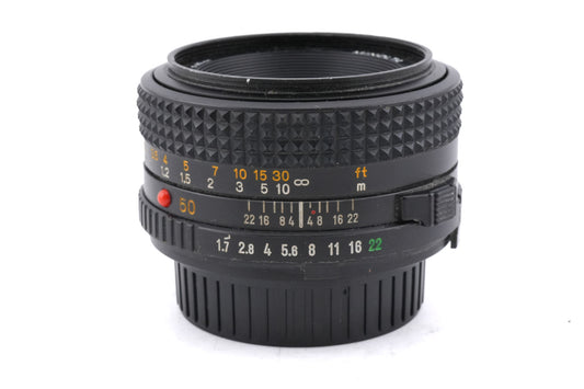 Minolta 50mm f1.7 MD Rokkor