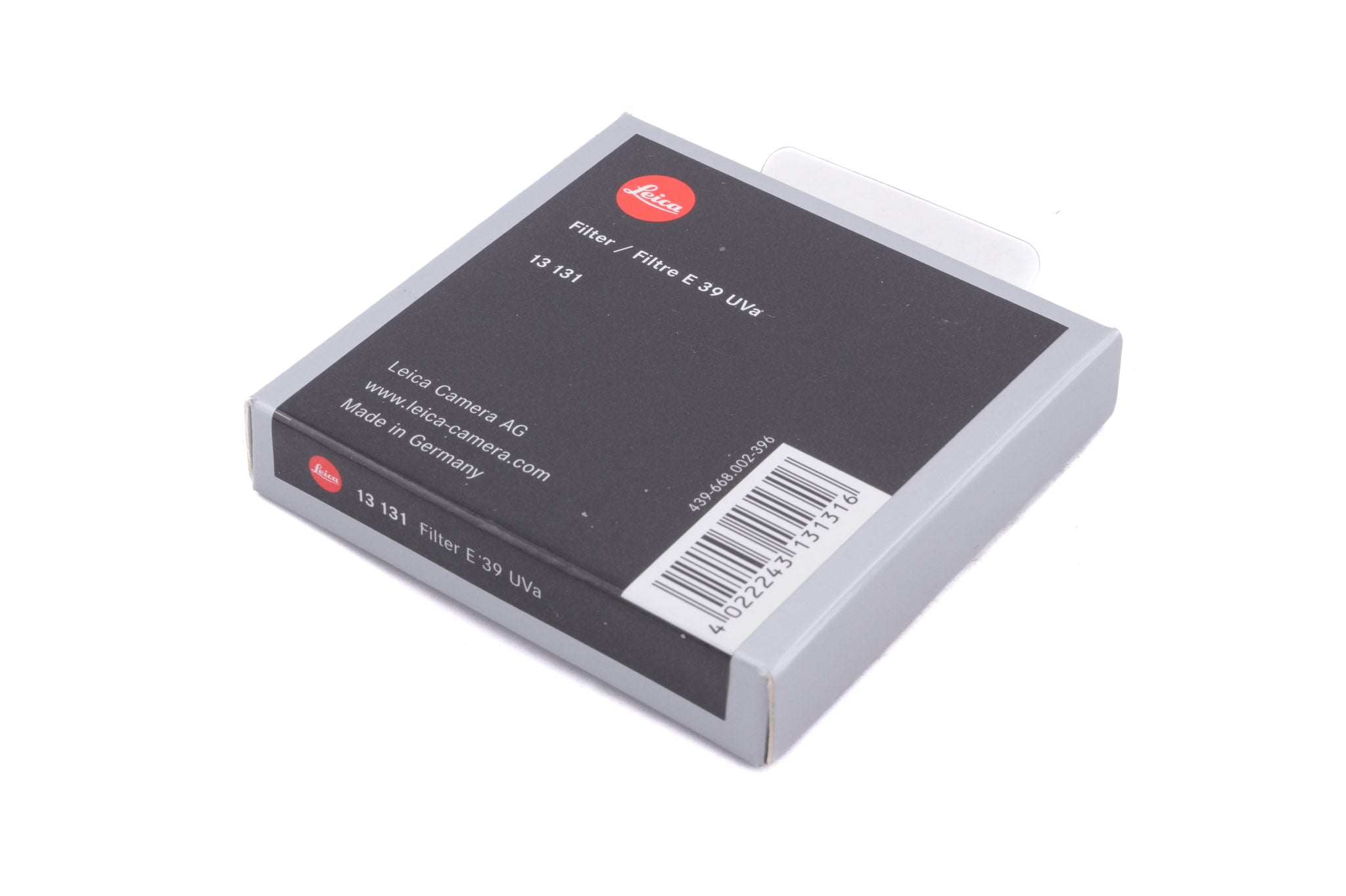 Leica 39mm UV Filter UVa II (Black, 13030)