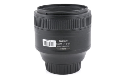 Nikon 85mm f1.8 AF-S Nikkor G