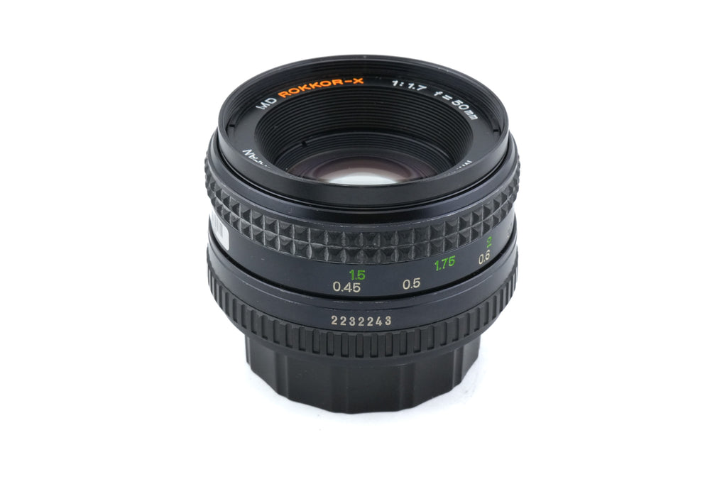 Minolta 50mm f1.7 MD Rokkor-X