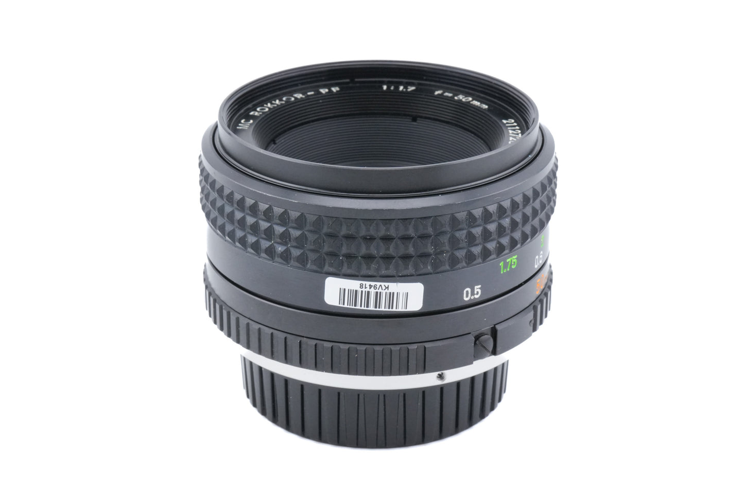 Minolta 50mm f1.7 MC Rokkor-PF