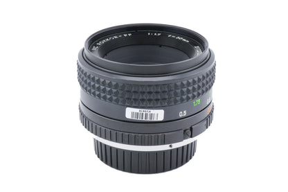 Minolta 50mm f1.7 MC Rokkor-PF