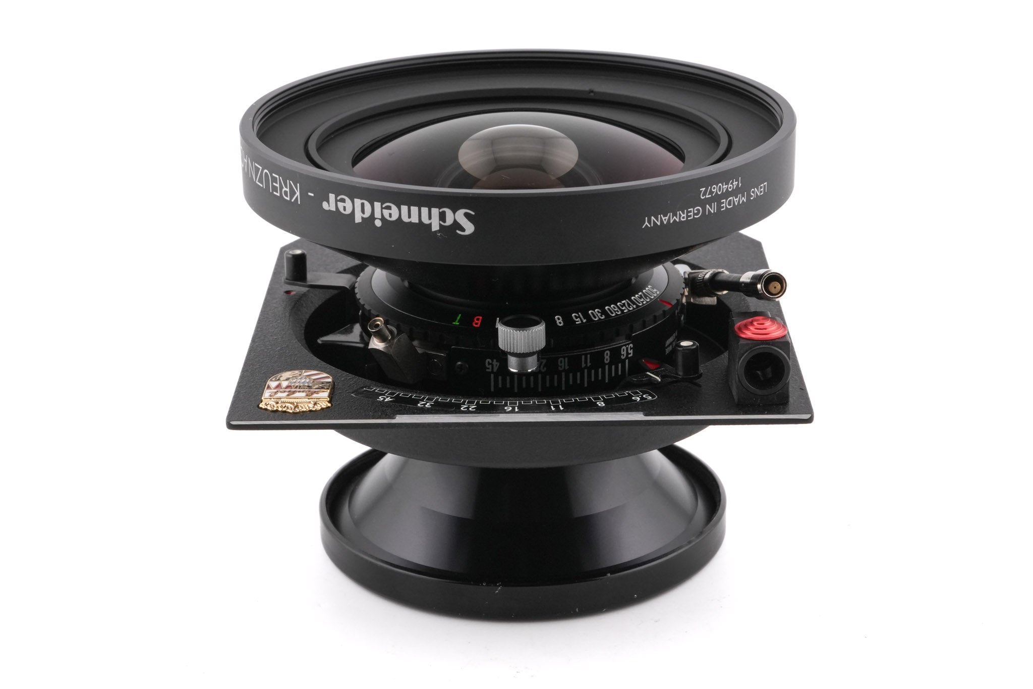 Schneider-Kreuznach 72mm f5.6 Super-Angulon XL 115° (Shutter)