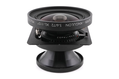 Schneider-Kreuznach 72mm f5.6 Super-Angulon XL 115° (Shutter)